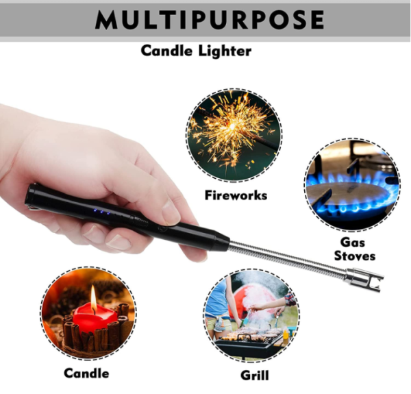 Arc Lighter With Usb Charging | Flameless Windproof