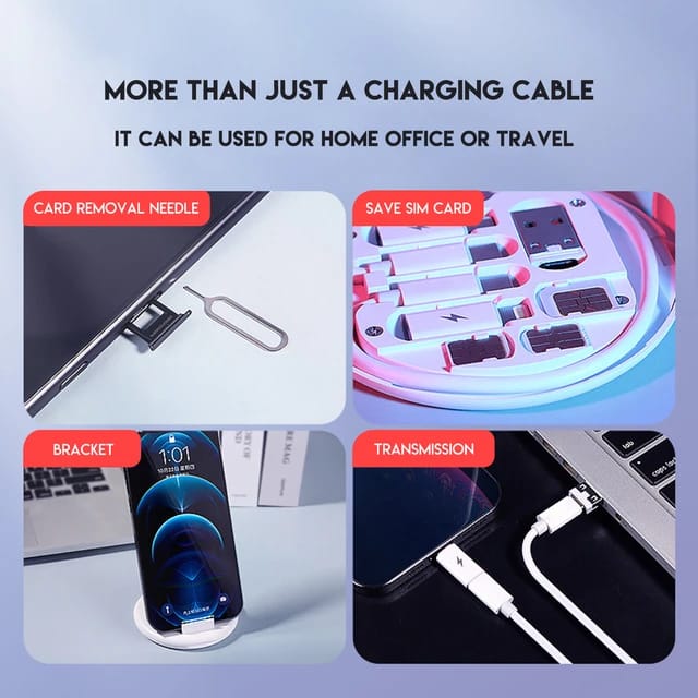 ( 5 In 1 ) Data Cable Set All Solutions In One